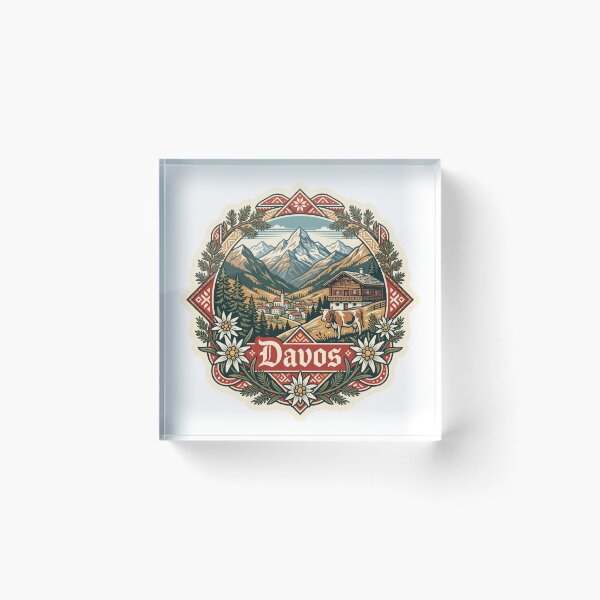 Item preview, Davos, Switzerland, Mountains designed and sold by M4nulas.