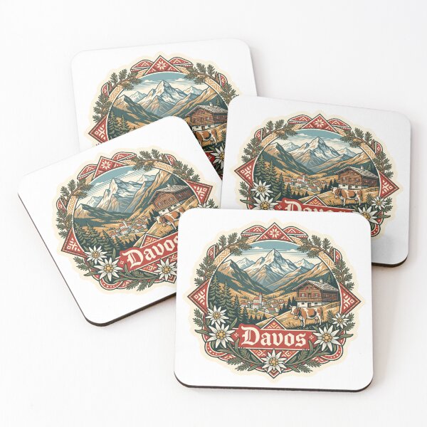 Item preview, Davos, Switzerland, Mountains designed and sold by M4nulas.