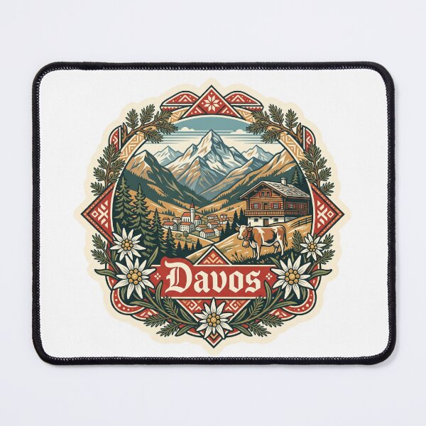 Item preview, Davos, Switzerland, Mountains designed and sold by M4nulas.