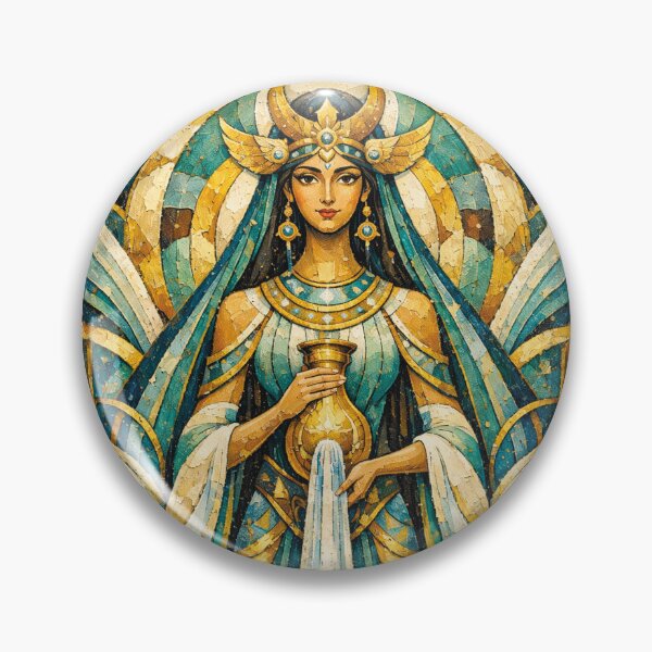 Item preview, Anahita illustration – Persian Goddess of Water, Fertility & Beauty designed and sold by GalleryKauffeld.