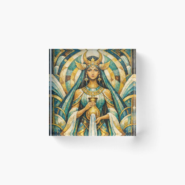 Item preview, Anahita illustration – Persian Goddess of Water, Fertility & Beauty designed and sold by GalleryKauffeld.