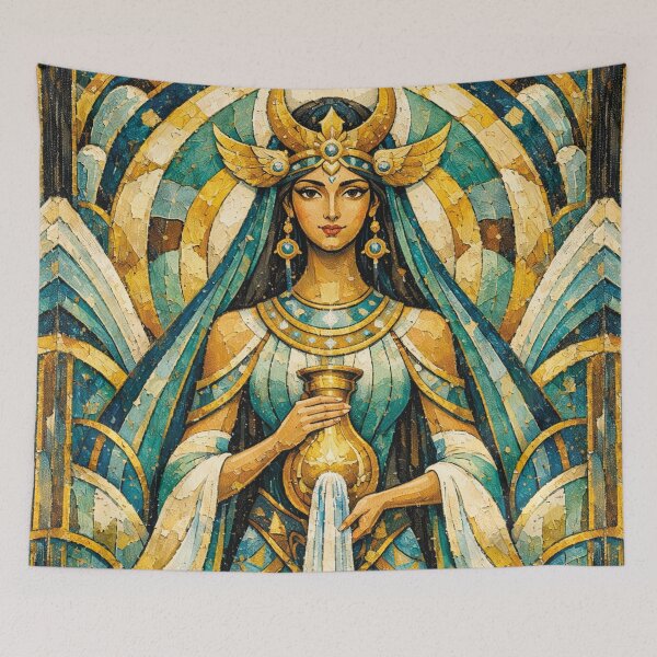 Item preview, Anahita illustration – Persian Goddess of Water, Fertility & Beauty designed and sold by GalleryKauffeld.