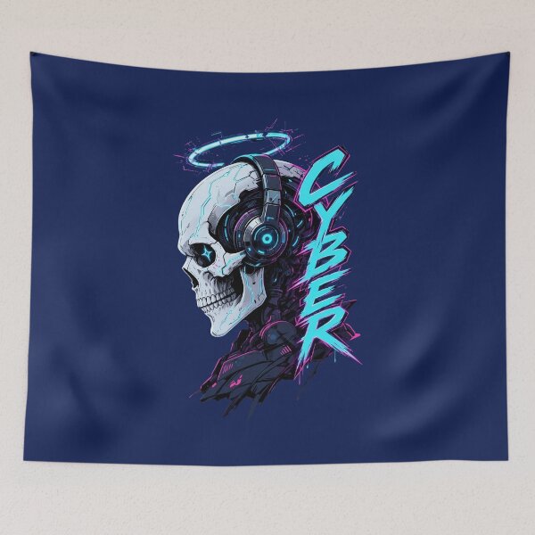 Item preview, Cyber Skull Rebel designed and sold by manfredstewart1.