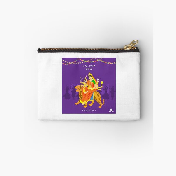 Item preview, 370 - Shubh Navratri Poster (Kushmanda) - Day- 4 designed and sold by scale-sdenae.