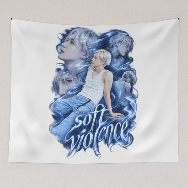 Item preview, Taemin Soft Violence Deep Blue Liquid Collage | Royal Vibe designed and sold by Valeree Store.