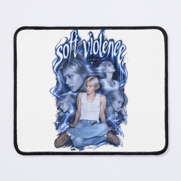 Item preview, Taemin Soft Violence Blue Energy Wave Print | Dynamic Art designed and sold by Valeree Store.