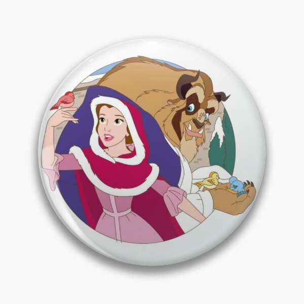 Item preview, Beauty and the Beast Winter Fairytale Couple Illustration designed and sold by 4U---Store.