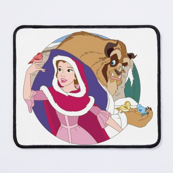 Item preview, Beauty and the Beast Winter Fairytale Couple Illustration designed and sold by 4U---Store.