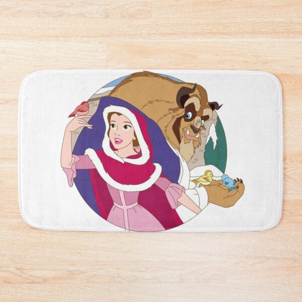 Item preview, Beauty and the Beast Winter Fairytale Couple Illustration designed and sold by 4U---Store.