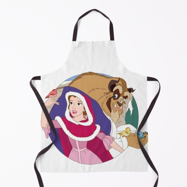 Item preview, Beauty and the Beast Winter Fairytale Couple Illustration designed and sold by 4U---Store.