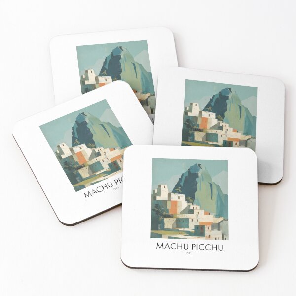 Artikelvorschau, Machu Picchu, Anden-Bergdekoration entworfen und verkauft von MarkedArtPrints.