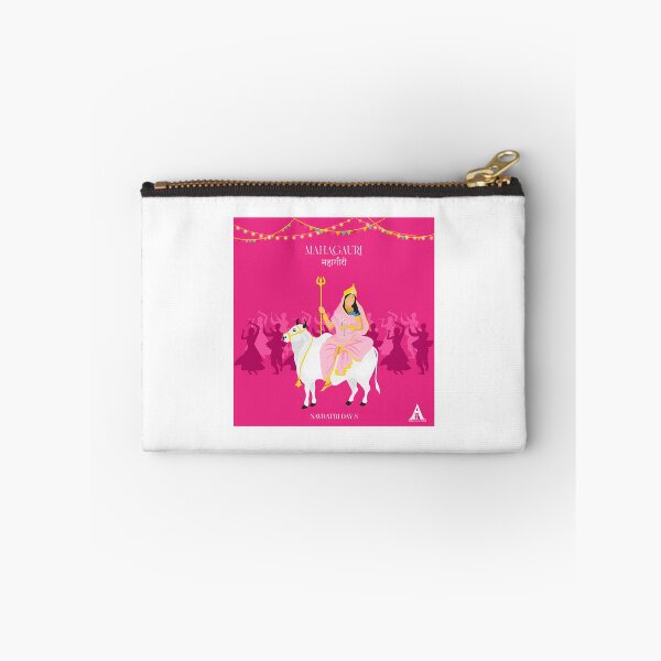 Item preview, 374 - Shubh Navratri Poster ( Mahagauri) - Day- 8 designed and sold by scale-sdenae.