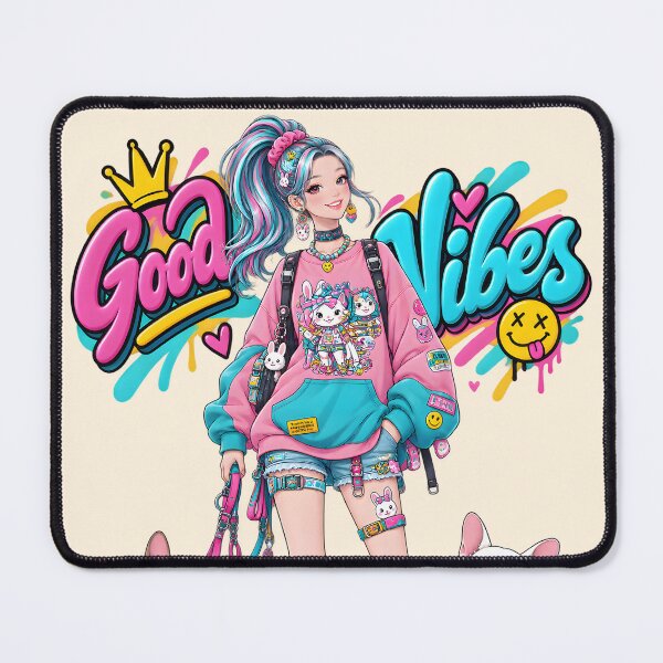 Item preview, Hyper color girl and dogs designed and sold by aliraweb.
