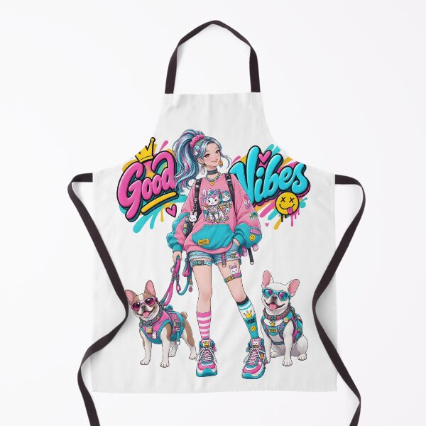 Item preview, Hyper color girl and dogs designed and sold by aliraweb.