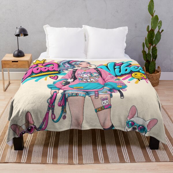 Item preview, Hyper color girl and dogs designed and sold by aliraweb.