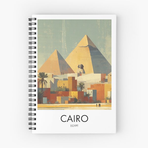 Item preview, Cairo Pyramids, Colorful Pastel Decor designed and sold by MarkedArtPrints.