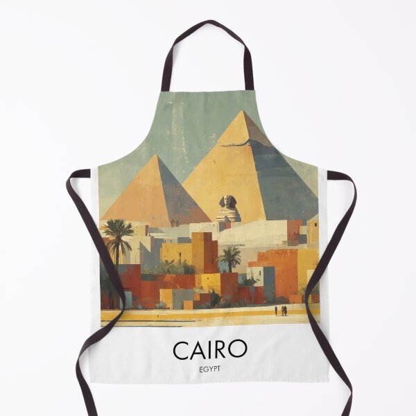 Item preview, Cairo Pyramids, Colorful Pastel Decor designed and sold by MarkedArtPrints.