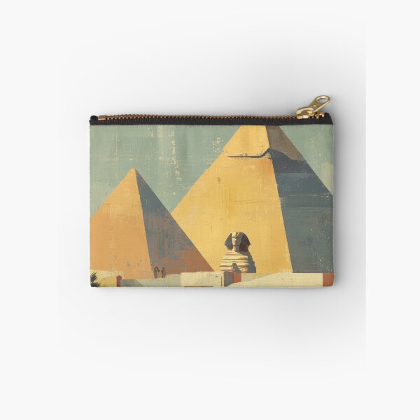 Item preview, Cairo Pyramids, Colorful Pastel Decor designed and sold by MarkedArtPrints.