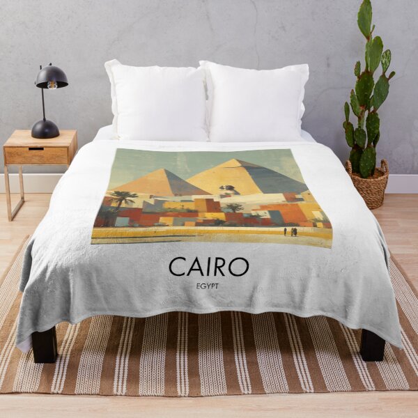 Item preview, Cairo Pyramids, Colorful Pastel Decor designed and sold by MarkedArtPrints.