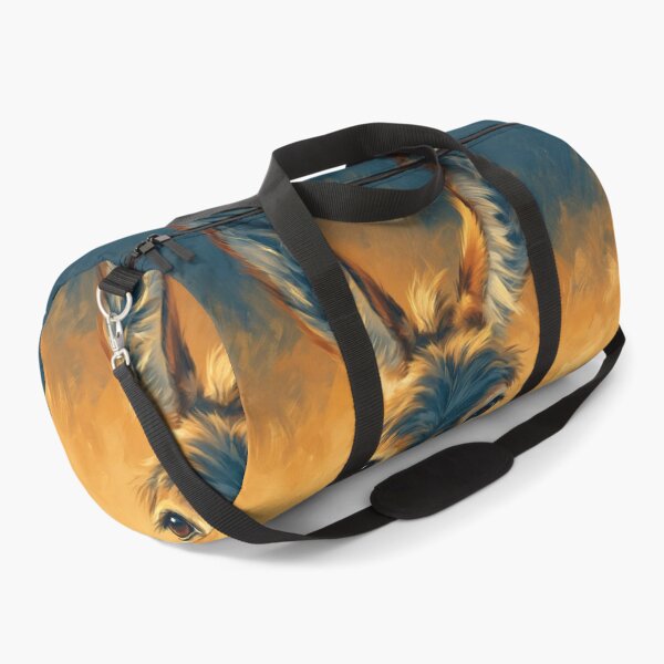Item preview, Expressive Oil Painted Donkey Portrait in Sunset Tones designed and sold by FabienneDerouin.