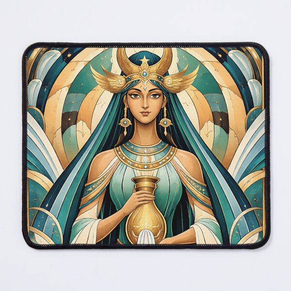 Item preview, Anahita illustration – Zoroastrian Goddess of Water and Fertility designed and sold by GalleryKauffeld.