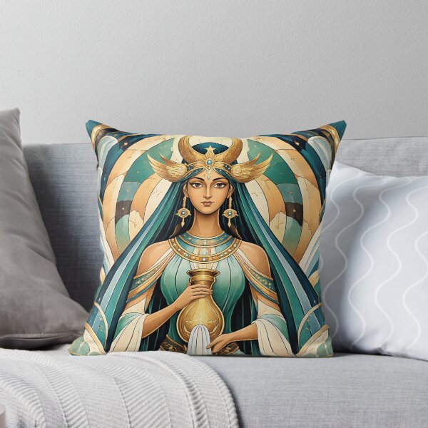 Item preview, Anahita illustration – Zoroastrian Goddess of Water and Fertility designed and sold by GalleryKauffeld.