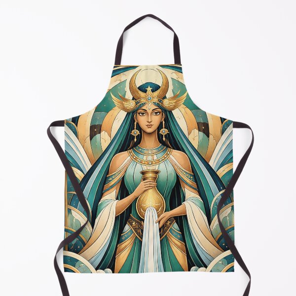Item preview, Anahita illustration – Zoroastrian Goddess of Water and Fertility designed and sold by GalleryKauffeld.