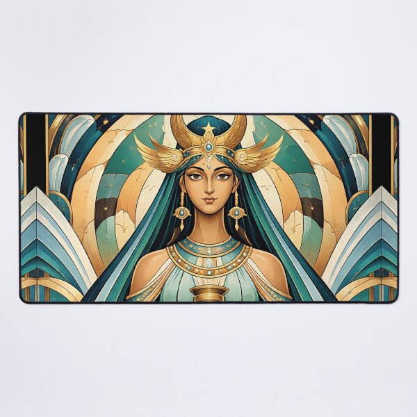 Item preview, Anahita illustration – Zoroastrian Goddess of Water and Fertility designed and sold by GalleryKauffeld.