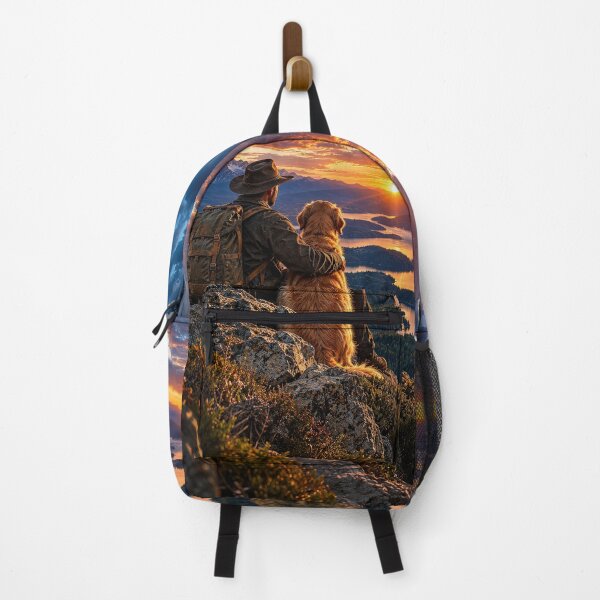 Item preview, Trail Companions – Man and Dog in the Mountains designed and sold by Ray's Photos & Art.
