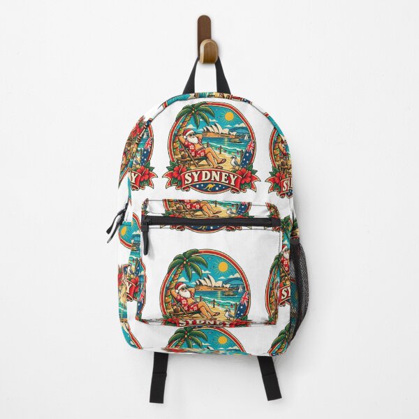 Item preview, Sydney Christmas Beach Santa Retro Australia  designed and sold by Globalcitytees.