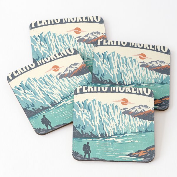 Item preview, Perito Moreno Glacier Vintage Shirt – Patagonia Argentina Hiking Travel Graphic Tee designed and sold by ChicClicker.