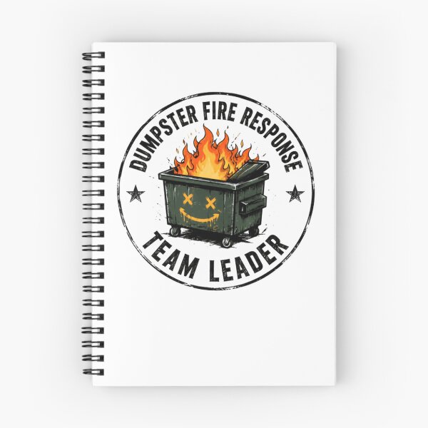 Item preview, Dumpster Fire Response Team Leader Office Manager Leadership Humor designed and sold by HumansStuck12.