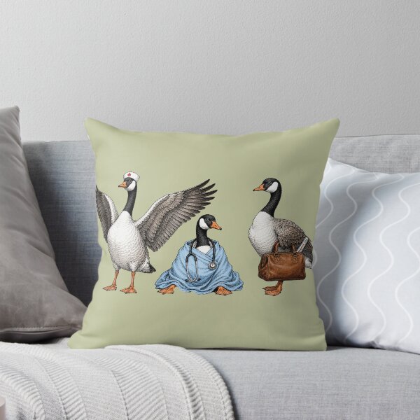 Item preview, Help Is On The Way – Funny Nurse Goose Medical Team designed and sold by LinaDesign Store.