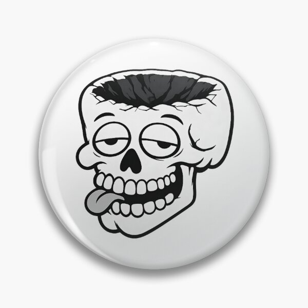Item preview, Brainless - Funny Empty Head Skull Dark Humor designed and sold by yodaddydesigns.