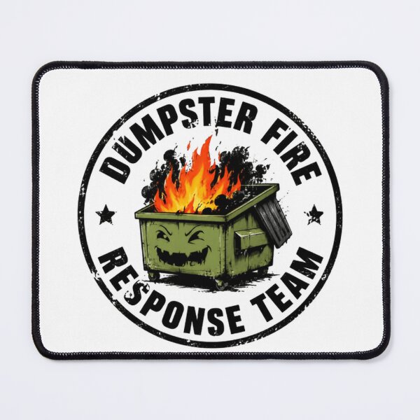 Item preview, Dumpster Fire Response Team Funny Chaos Problem Solver Humor designed and sold by HumansStuck12.