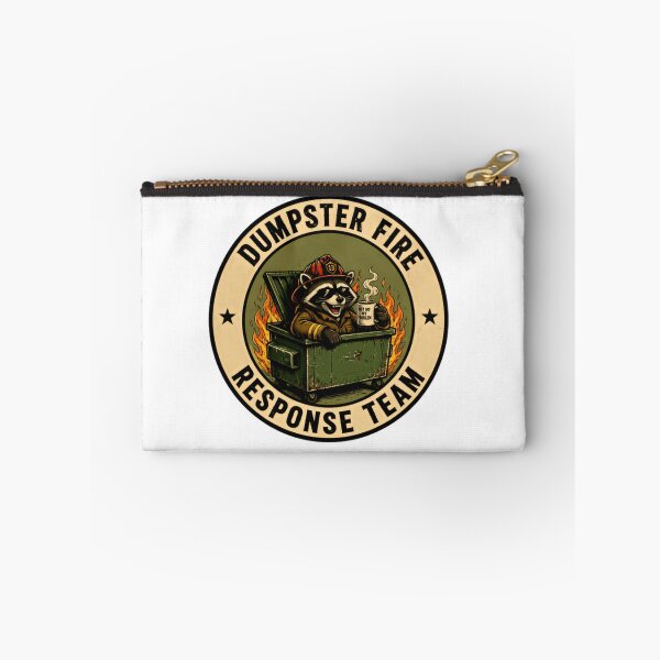 Item preview, Dumpster Fire Response Team Not My Problem Raccoon Chaos Sarcasm Humor designed and sold by HumansStuck12.