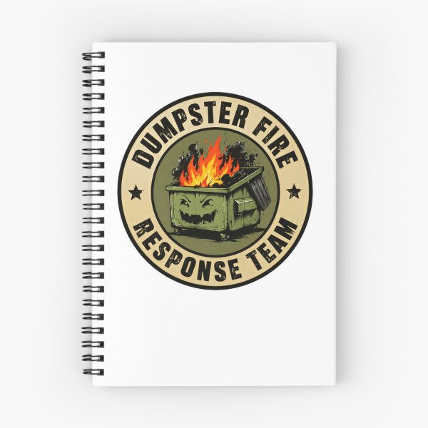 Item preview, Dumpster Fire Response Team Funny Chaos Management Sarcasm designed and sold by HumansStuck12.