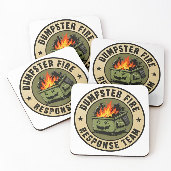 Item preview, Dumpster Fire Response Team Funny Chaos Management Sarcasm designed and sold by HumansStuck12.