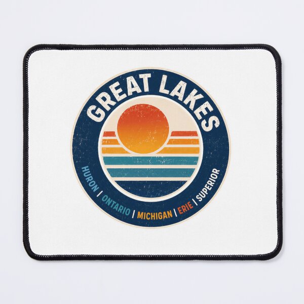 Item preview, Great Lakes Huron Ontario Michigan Erie Superior Vacation Travel Region designed and sold by RetroMini2026.