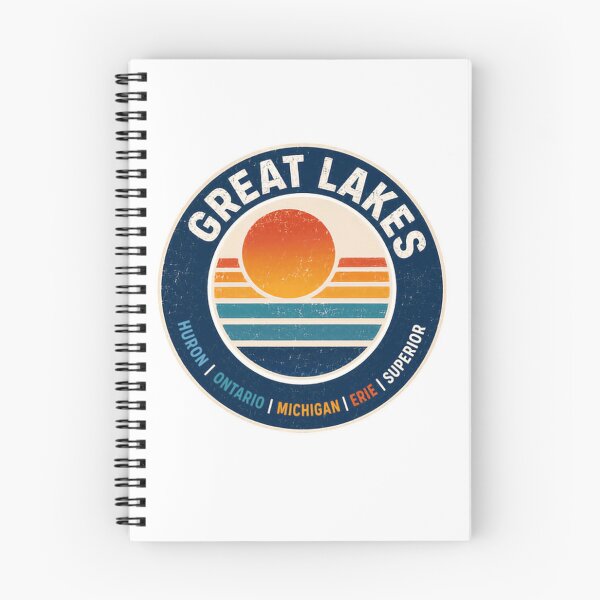 Item preview, Great Lakes Huron Ontario Michigan Erie Superior Vacation Travel Region designed and sold by RetroMini2026.