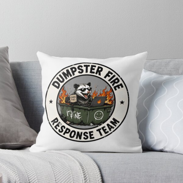 Item preview, Dumpster Fire Response Team It's Fine Chaos Fuel Funny Office Workplace Humor designed and sold by HumansStuck12.