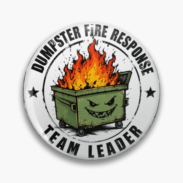 Item preview, Dumpster Fire Response Team Leader Funny Manager Workplace Leadership designed and sold by HumansStuck12.