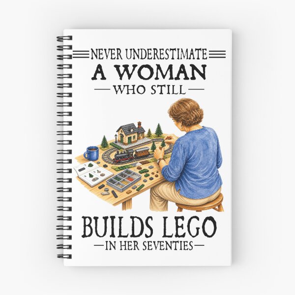 Item preview, Never Underestimate A Woman Who Still Builds Lego In Her Seventies designed and sold by art-jendi.