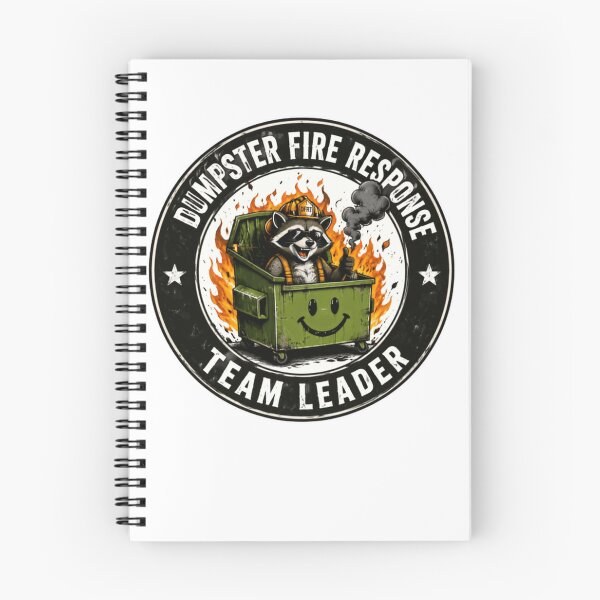 Item preview, Dumpster Fire Response Team Leader Manager Professional Workplace Humor designed and sold by HumansStuck12.