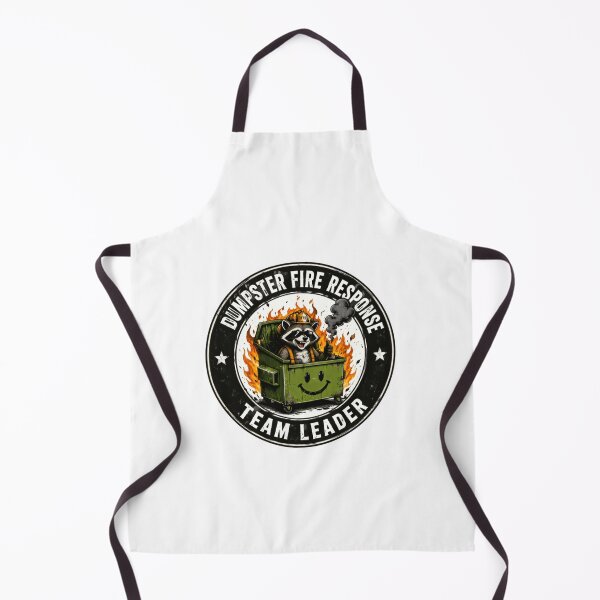 Item preview, Dumpster Fire Response Team Leader Manager Professional Workplace Humor designed and sold by HumansStuck12.