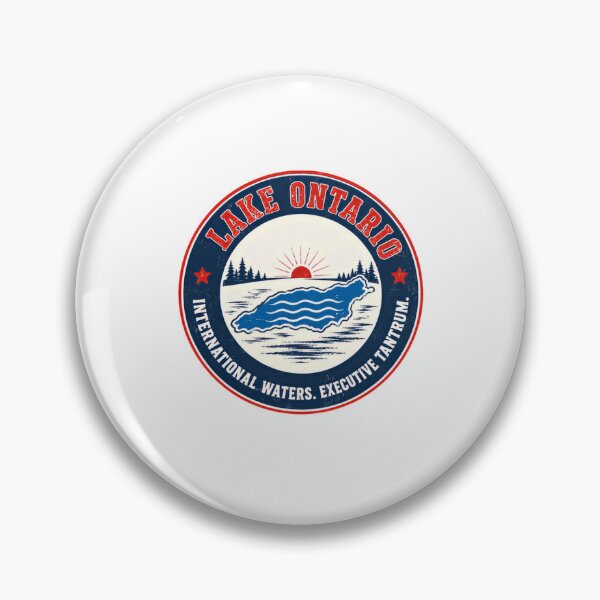 Item preview, Lake Ontario International Waters Executive Tantrum Great Lakes Boating Fishing Lake Life Local Humor designed and sold by RetroMini2026.