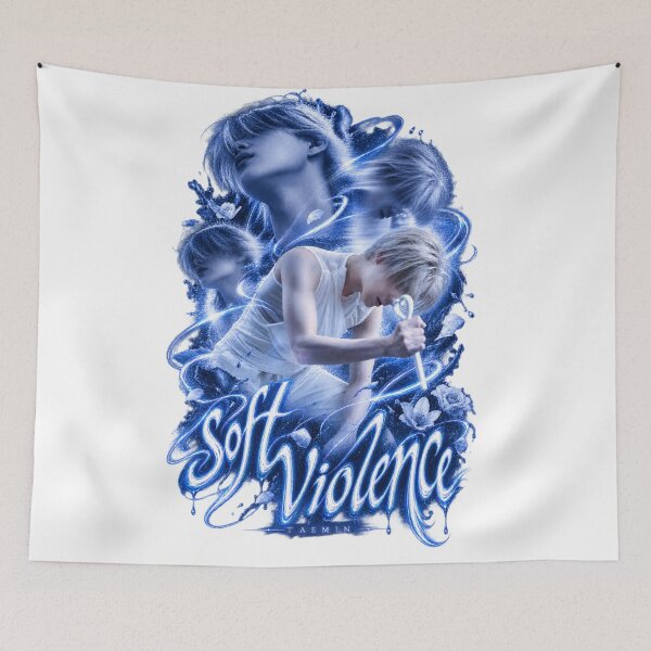 Item preview, Taemin Soft Violence Ultimate Electric Blue Collage | TAEMate Collection designed and sold by Valeree Store.