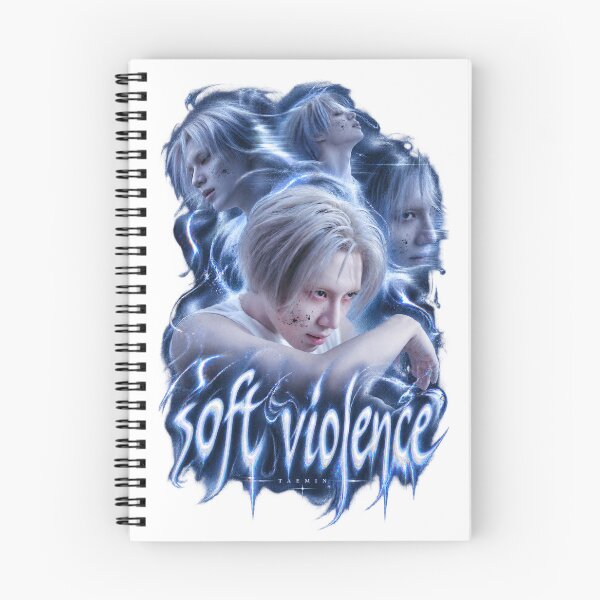 Item preview, Taemin Soft Violence Blue Spiral Aura Print | Radiant Performer designed and sold by Valeree Store.