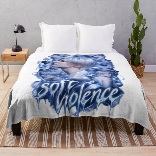 Item preview, Taemin Soft Violence Electric Blue Typography Poster | Modern Style designed and sold by Valeree Store.