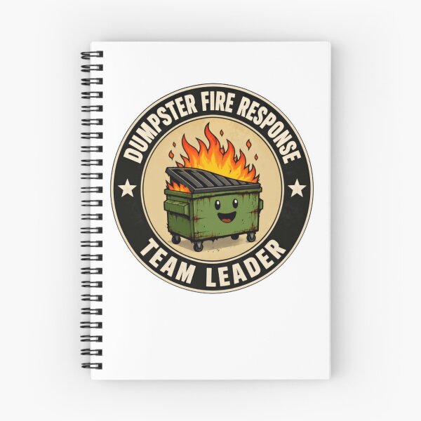 Item preview, Dumpster Fire Response Team Leader Office Manager Boss Supervisor Funny designed and sold by HumansStuck12.